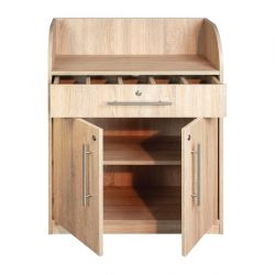 Dumbwaiter Oak Finish