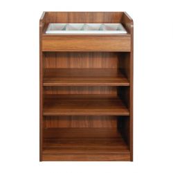 Cutlery Stand Walnut Finish