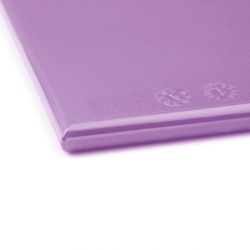 Hygiplas High Density Antibacterial Purple Chopping Board 450x305x10mm