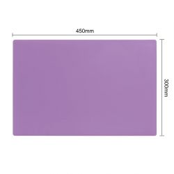 Hygiplas Low Density Antibacterial Purple Chopping Board 450x300x10mm