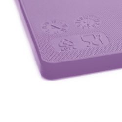 Hygiplas Low Density Antibacterial Purple Chopping Board 450x300x10mm
