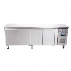 Polar U-Series Slimline Four Door Counter Fridge 449Ltr