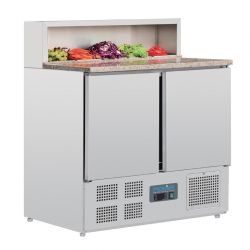 Polar G-Series Pizza Prep Counter Fridge 288Ltr