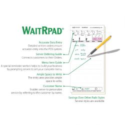 WaitRpads Waiting Pads Duplicate Carbonless (10 Pack)
