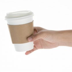 Fiesta Recyclable Corrugated Cup Sleeves for 12/16oz Cups (1000 Pack)