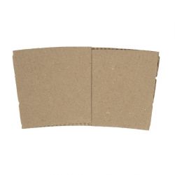 Fiesta Recyclable Corrugated Cup Sleeves for 12/16oz Cups (1000 Pack)
