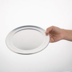 Vogue Aluminium Pizza Tray Wide Rim 8in