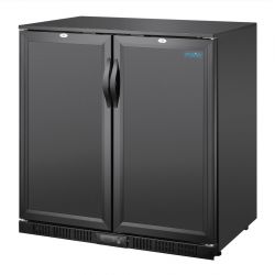 Polar G-series 850mm Double Door Back Bar Cooler Solid Door 198 Ltr