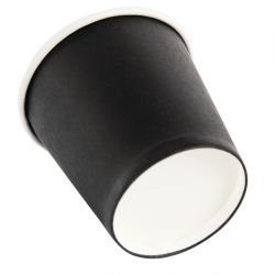 Fiesta Recyclable Espresso Cups Single Wall Black 114ml (50 Pack)