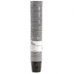 Fiesta Recyclable Espresso Cups Single Wall Black 114ml (50 Pack)