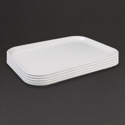 Olympia Kristallon Fibreglass Canteen Tray Light Granite