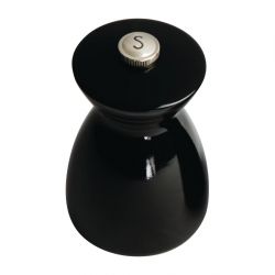 Olympia Salt and Pepper Mill Set Black and Chrome