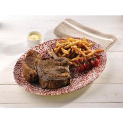 Churchill Vintage Prints Plates Cranberry Rose Print 305mm (6 Pack)