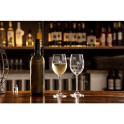 Olympia Modale Crystal Wine Glasses 320ml (6 Pack)