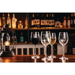 Olympia Modale Crystal Wine Glasses 320ml (6 Pack)
