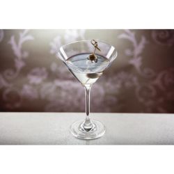 Olympia Bar Collection Crystal Martini Glasses 275ml (6 pack)