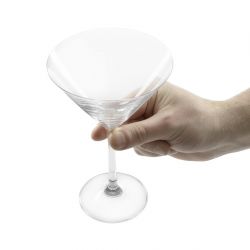 Olympia Bar Collection Crystal Martini Glasses 275ml (6 pack)
