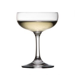 Olympia Bar Collection Crystal Champagne Saucers 200ml (6 pack)