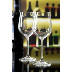 Olympia Chime Crystal Wine Glasses 365ml (6 pack)