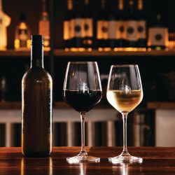 Olympia Chime Crystal Wine Glasses 495ml (6 pack)
