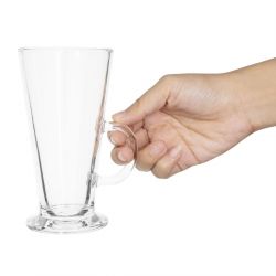 Olympia Toughened Latte Glasses 285ml (12 pack)