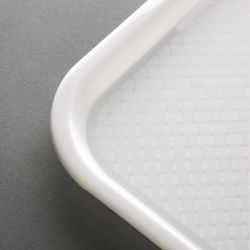 Olympia Kristallon Polypropylene Fast Food Tray White