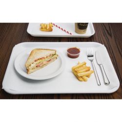 Olympia Kristallon Polypropylene Fast Food Tray White