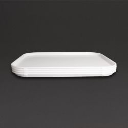Olympia Kristallon Plastic Fast Food Tray White