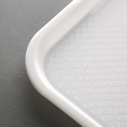 Olympia Kristallon Plastic Fast Food Tray White