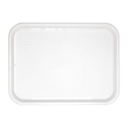 Olympia Kristallon Plastic Fast Food Tray White