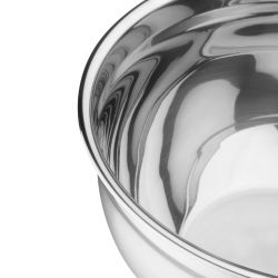Vogue Stainless Steel Mixing Bowl with Silicone Base 3Ltr