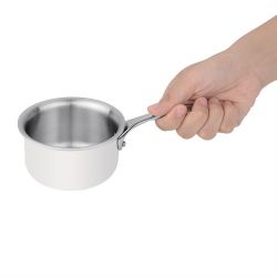 Vogue Stainless Steel & Aluminium Tri-Wall Mini Saucepan 90mm