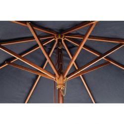Bolero Round Parasol 2.5m Diameter Navy Blue