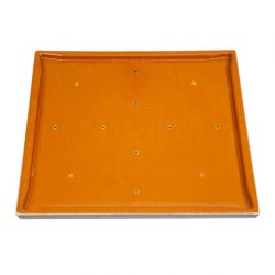 Bolero Pre-drilled Square Tabletops Dark Brown