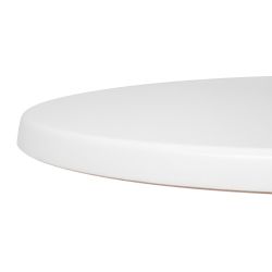 Bolero Pre-drilled Round Tabletops White