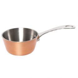 Vogue Mini Copper Tri Wall Saut Pan 8cm