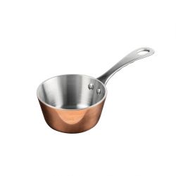 Vogue Mini Copper Tri Wall Saut Pan 8cm