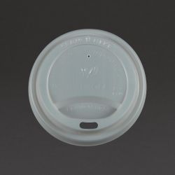 Vegware Compostable Coffee Cup Lids 225ml / 8oz (1000 pack)