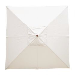 Bolero Square Pulley Parasol 2.5m Diameter Cream
