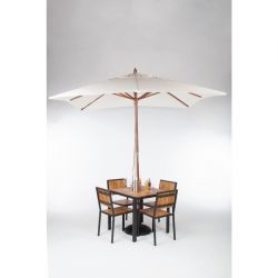 Bolero Square Pulley Parasol 2.5m Diameter Cream