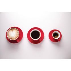 Olympia Cafe Espresso Saucer Red (Fits GK070) (Box 12) (Pack of 12)