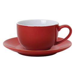 Olympia Cafe Coffee Cup Red - 230ml 8fl oz (Box 12) (Pack of 12)