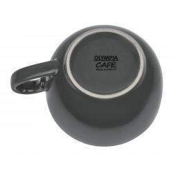 Olympia Cafe Coffee Cup Charcoal - 230ml 8fl oz (Box 12) (Pack of 12)