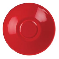 Olympia Cafe Espresso Saucer Red (Fits GK070) (Box 12) (Pack of 12)