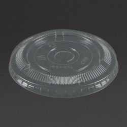 Vegware Compostable Cold Cup Flat Lids 340ml / 12oz and 455ml / 16oz (1000 pack)