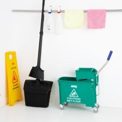 Jantex Kentucky Green Mop Bucket and Wringer 20Ltr