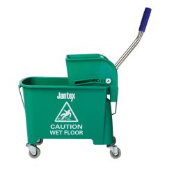 Jantex Kentucky Green Mop Bucket and Wringer 20Ltr