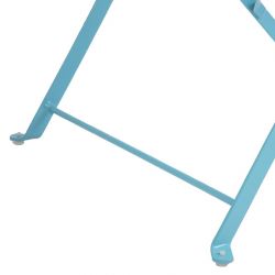 Bolero Perth Blue Pavement Style Steel Folding Chairs (2 pack)
