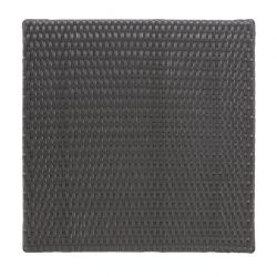 Bolero Square PE Wicker Folding Table Black 600mm