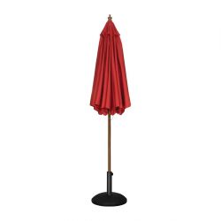 Bolero Round Parasol 3m Diameter Red
